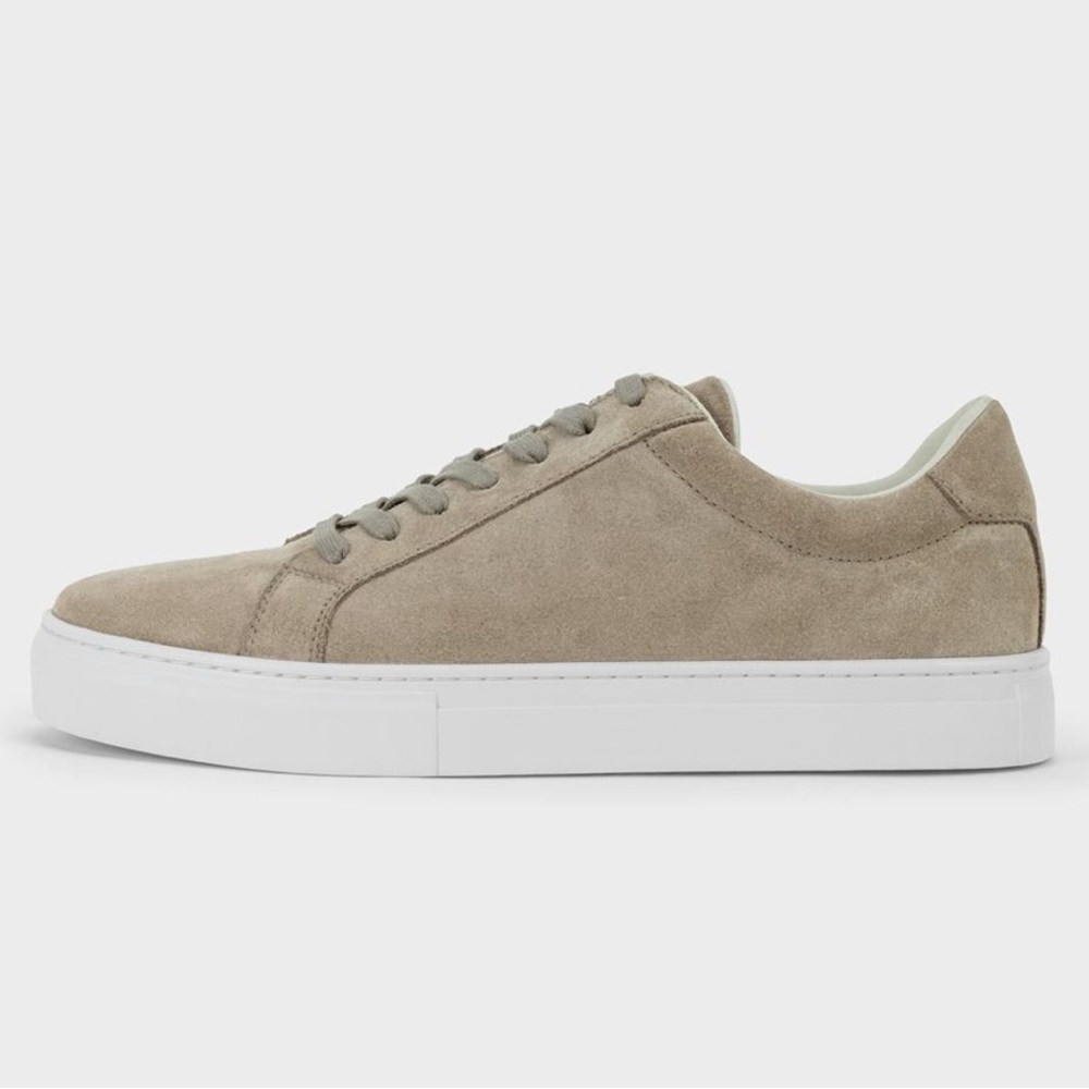 Vagabond Men's Suede Low-Top Sneakers in Light Beige
